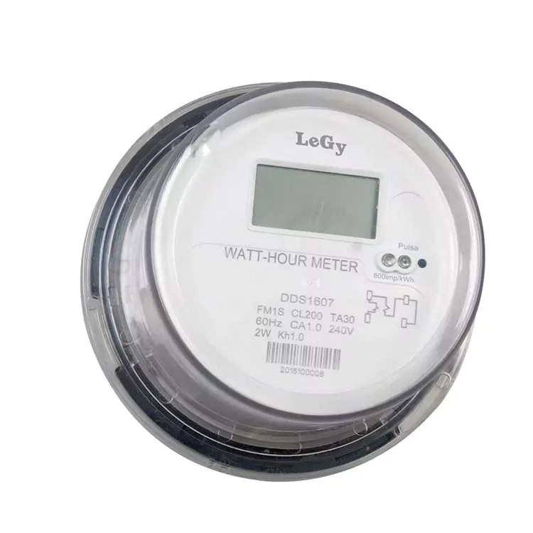Contor de energie monofazat tip priză ANSI