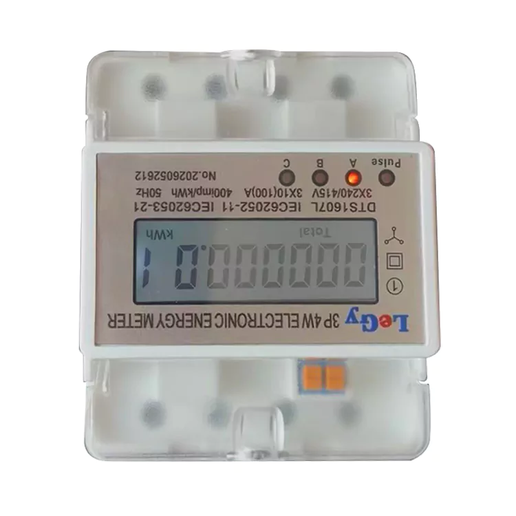 Contor de energie pe șină DIN conectat direct