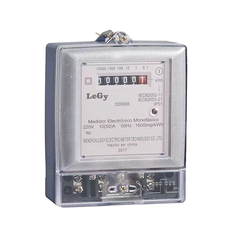 Contor de energie inteligent RS485 monofazat