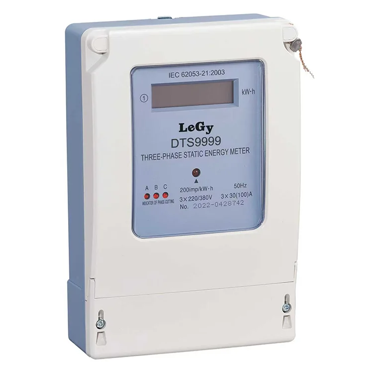 Contor electronic trifazat de energie kWh